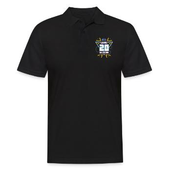 Level Up Gamer Zocker Gaming 20er Nerd Geschenk - Männer Poloshirt - Schwarz - Vorne - Kai (181cm)
