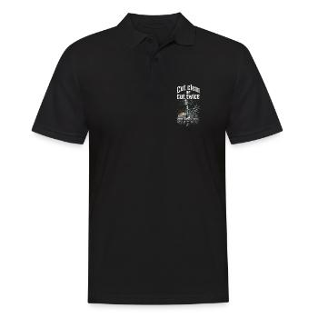Opérateur de machine de découpe coupe propre ou coupe deux fois - Polo Homme - noir - Devant - Kai (181cm)