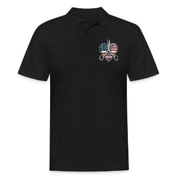 Cadeaux de premiers soins pour le personnel médical - Polo Homme - noir - Devant - Kai (181cm)
