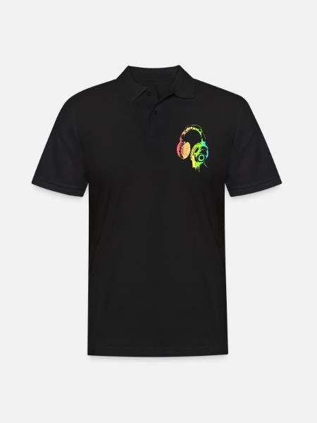 Musique d'amour - Polo Homme - noir