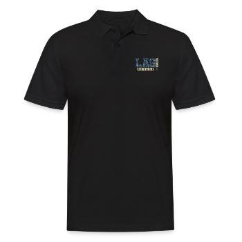 Las Vegas Nevada Bundesstaat Amerika USA - Männer Poloshirt - Schwarz - Vorne - Kai (181cm)
