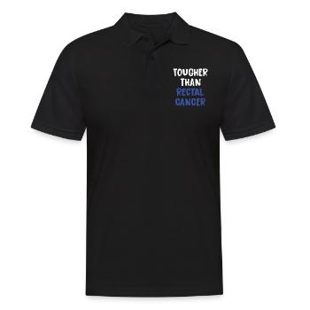 Härter Als Rektalkrebs - Männer Poloshirt - Schwarz - Vorne - Kai (181cm)