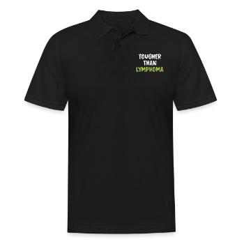 Härter Als Lymphomkrebs - Männer Poloshirt - Schwarz - Vorne - Kai (181cm)