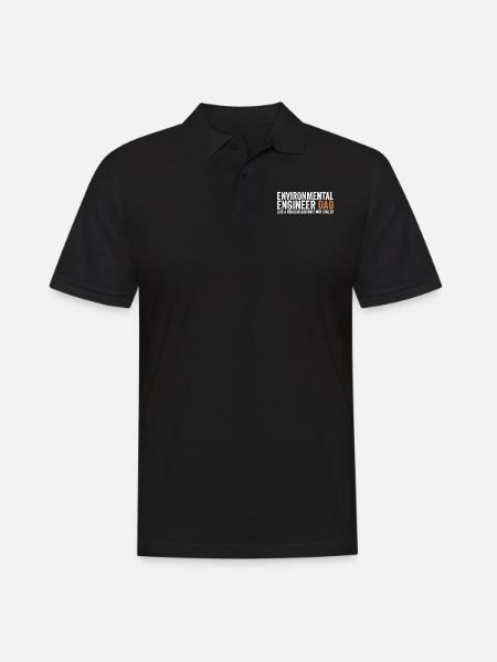 Papa - Environmental Engineer - Men's Polo Shirt - black
