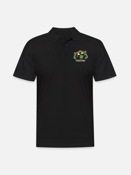 Embrasse-moi - Saint-Patrick Örebro - Polo Homme - noir