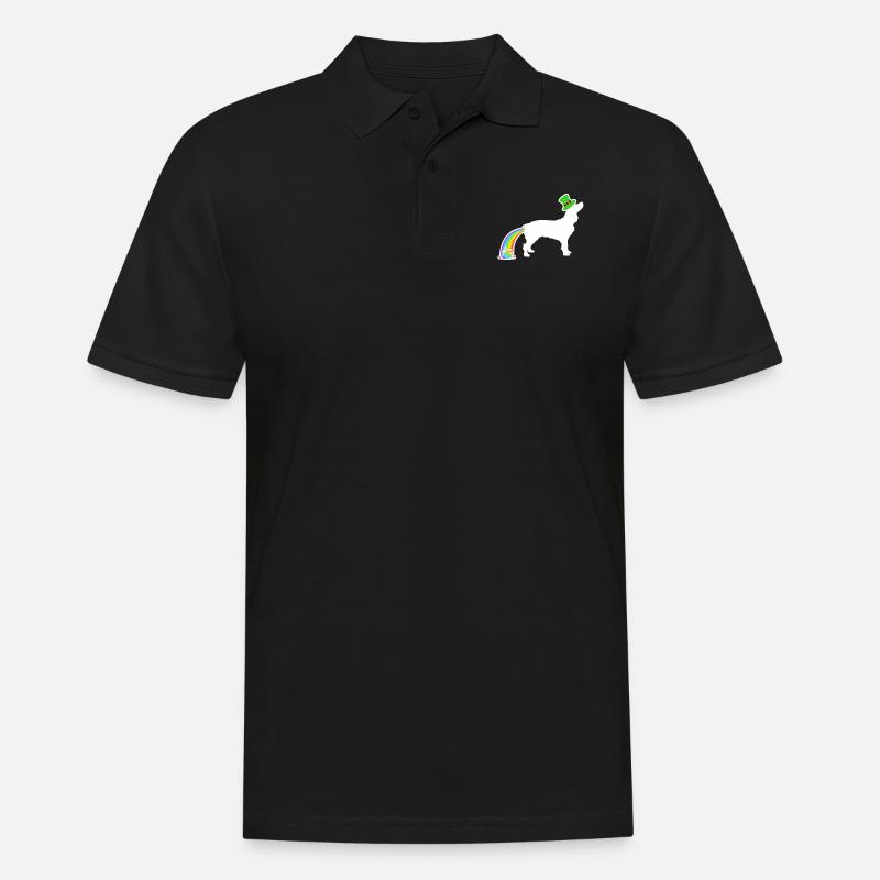 St. Patricks Hund - Boykin Spaniel - Männer Poloshirt - Schwarz