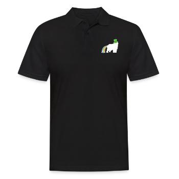 Chien de Saint-Patrick - Vieux berger anglais - Polo Homme - noir - Devant - Kai (181cm)