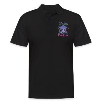 Bioluminescent Plankton - Marine Animal - Men's Polo Shirt - black - Front - Kai (181cm)