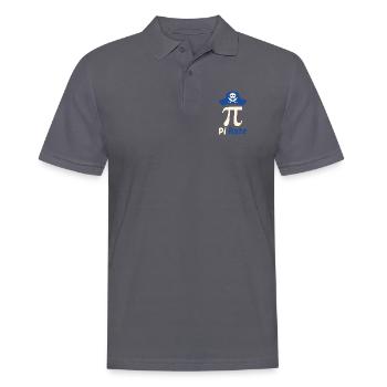 Taux de Pi Jour de Pi 14.03. Mathématiques Circulaire Nombre Pi - Polo Homme - charbon - Devant - Nico (186cm)