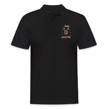 Armant Hund Hund Weihnachten Hunderasse - Männer Poloshirt - Schwarz - Vorne - Kai (181cm)