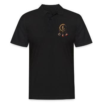 Grillen Weihnachten Weihnachtstraumfänger - Männer Poloshirt - Schwarz - Vorne - Kai (181cm)