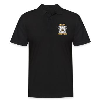 Gamer - Polo Homme - noir - Devant - Kai (181cm)
