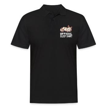 Official Sleeping Shirt Flying Flying Oak - Men's Polo Shirt - black - Front - Kai (181cm)