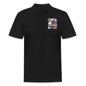 Fabrication de savon Artisanat Je ne peux pas lessiveR - Polo Homme - noir - Devant - Kai (181cm)