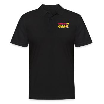 Sommelier Wine Drinking Tasting - Männer Poloshirt - Schwarz - Vorne - Kai (181cm)