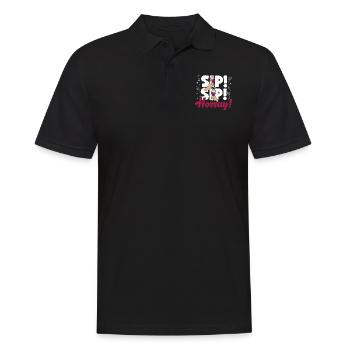 Dégustation de vin de sommelier - Polo Homme - noir - Devant - Kai (181cm)