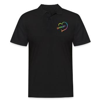 Sommelier Wine Drinking Tasting - Männer Poloshirt - Schwarz - Vorne - Kai (181cm)