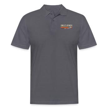 Certified Forklift Truck Operator - Männer Poloshirt - Anthrazit - Vorne - Nico (186cm)