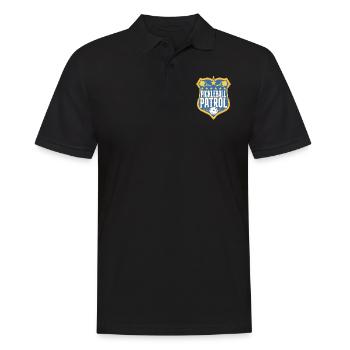 Pickleball Badge Pickleball Patrouille - Polo Homme - noir - Devant - Kai (181cm)