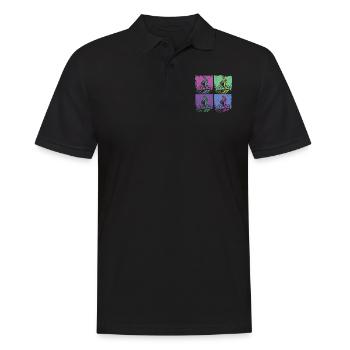 Enduro VTT VTT Équitation - Polo Homme - noir - Devant - Kai (181cm)