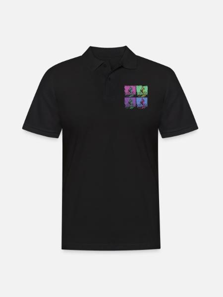 Enduro VTT VTT Équitation - Polo Homme - noir