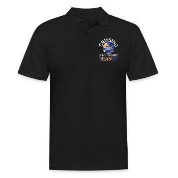 Bateau de croisière Vacances Fille Croisière - Polo Homme - noir - Devant - Kai (181cm)