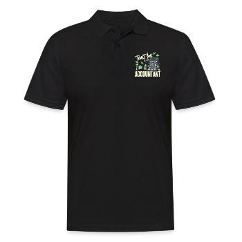 Comptable Comptable Comptable - Polo Homme - noir - Devant - Kai (181cm)