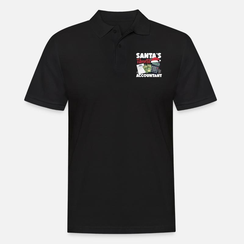 Accountant Bookkeeper Accounting - Männer Poloshirt - Schwarz
