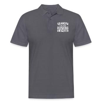 Running Runner Semi-Marathon - Polo Homme - charbon - Devant - Nico (186cm)