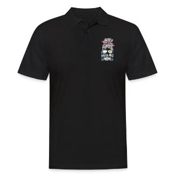 Water Polo Mom Sunglasses Water - Men's Polo Shirt - black - Front - Kai (181cm)