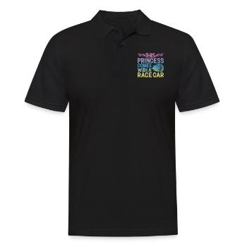 Drag Racing Race Car Girl This - Männer Poloshirt - Schwarz - Vorne - Kai (181cm)