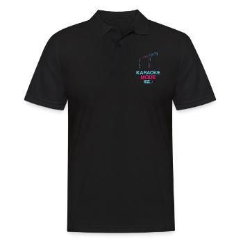 Karaoke Singer Karaoke Mode On - Männer Poloshirt - Schwarz - Vorne - Kai (181cm)