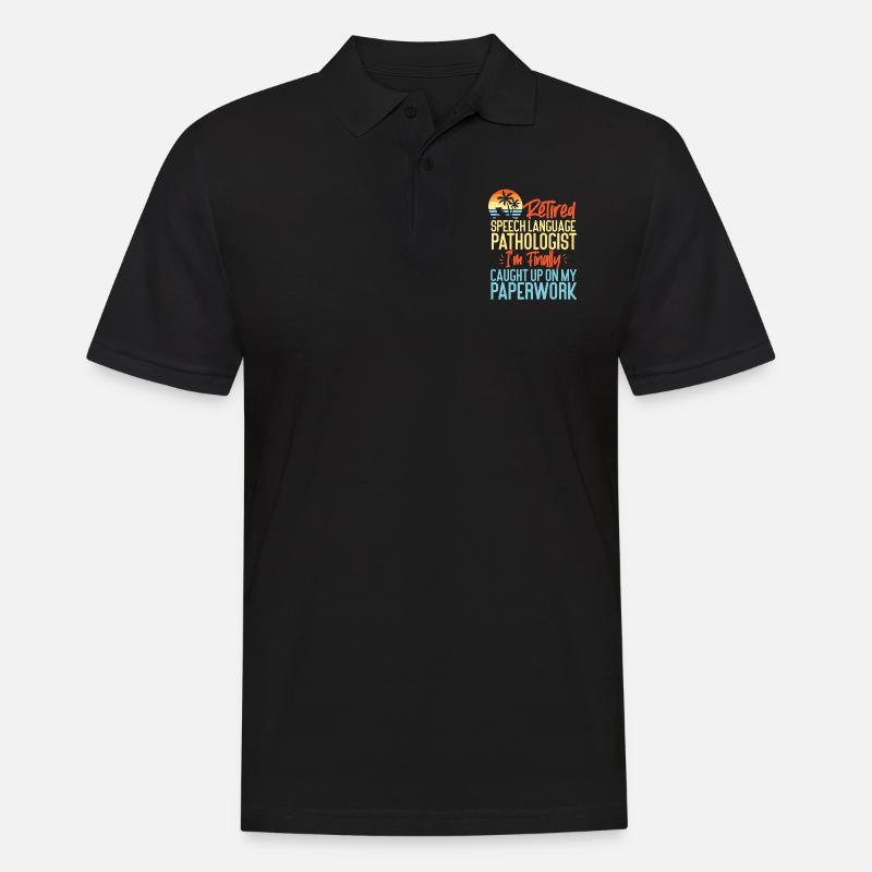 Speech Therapist Therapy Assistant - Men's Polo Shirt - black