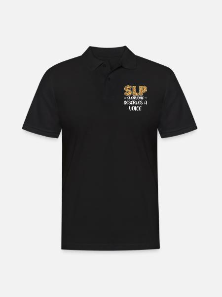 Speech Therapist Therapy Assistant - Men's Polo Shirt - black