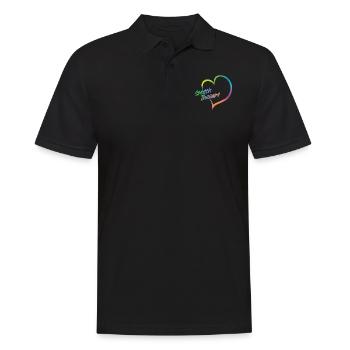 Speech Therapist Therapy Assistant - Men's Polo Shirt - black - Front - Kai (181cm)