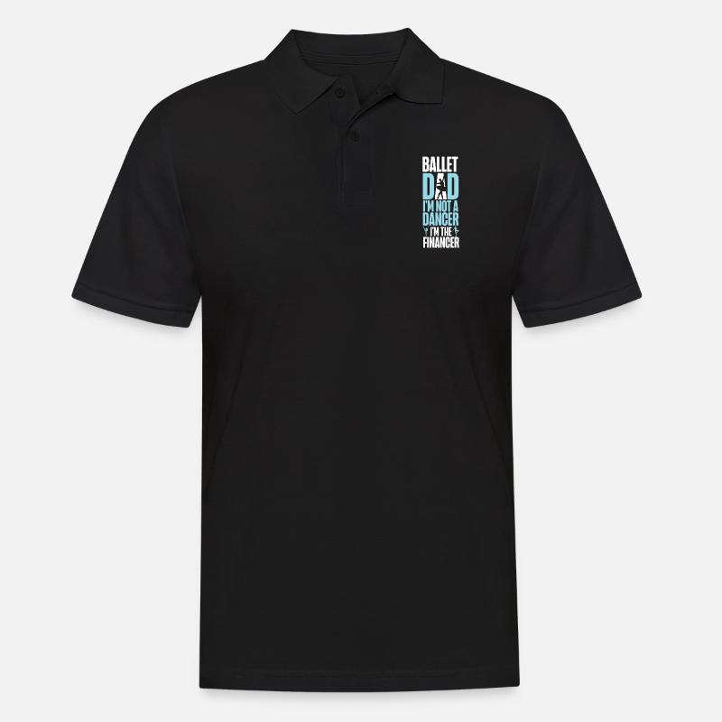 Ballet Danseuse Danse Ballerine - Polo Homme - noir