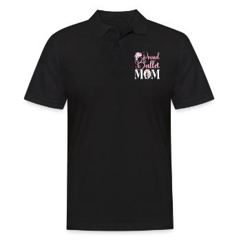 Ballet Dancer Dance Girl Ballerina - Männer Poloshirt - Schwarz - Vorne - Kai (181cm)