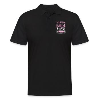 Ballet Dancer Dance Girl Ballerina - Männer Poloshirt - Schwarz - Vorne - Kai (181cm)