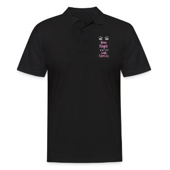 Esthetician Skincare Beautician - Männer Poloshirt - Schwarz - Vorne - Kai (181cm)