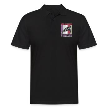 Tortue de mer Tortue Rétro Vintage - Polo Homme - noir - Devant - Kai (181cm)