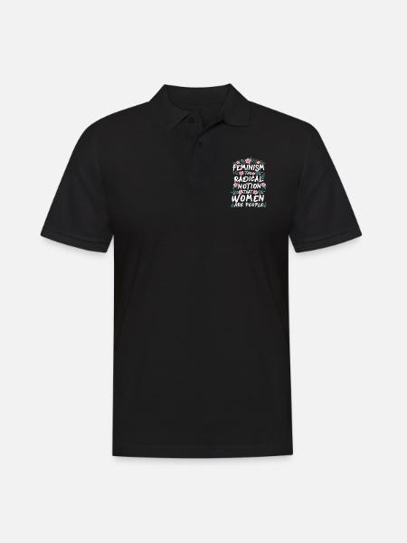 Feminist Feminism The Radical - Men's Polo Shirt - black