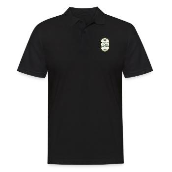 Master of the Garden Vintage Frame - Men's Polo Shirt - black - Front - Kai (181cm)