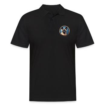 Siamese cat - Men's Polo Shirt - black - Front - Kai (181cm)