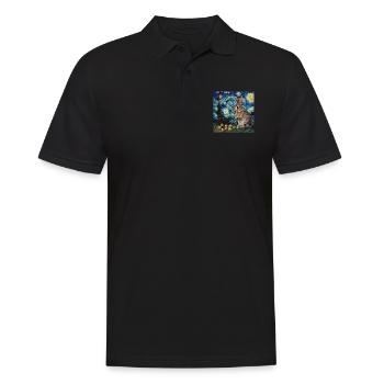 easter bunny, easter, bunny, happy easter, easter eggs - Men's Polo Shirt - black - Front - Kai (181cm)