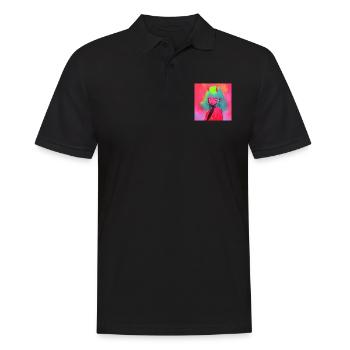 Anime Demon, Waifu, Japon - Polo Homme - noir - Devant - Kai (181cm)