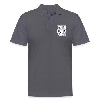 Straight outta Kempen - Polo Homme - charbon - Devant - Nico (186cm)