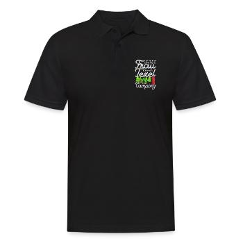 Texel und Camping Holland Leuchtturm - Männer Poloshirt - Schwarz - Vorne - Kai (181cm)