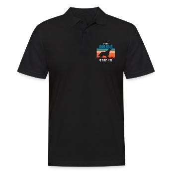 Pas de poils de chien, mais un Fetti English Set en fourrure - Polo Homme - noir - Devant - Kai (181cm)