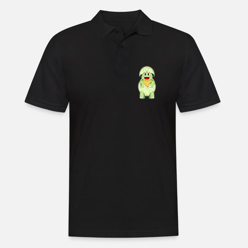 Turtle Eggshell - Men's Polo Shirt - black