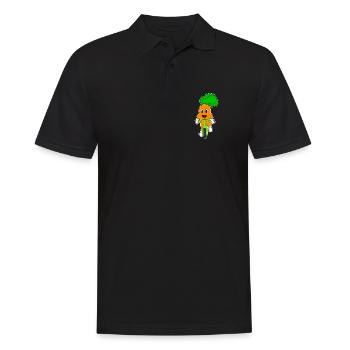 Vélo carotte - Polo Homme - noir - Devant - Kai (181cm)